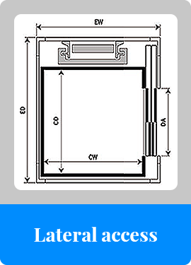 lateral lift access